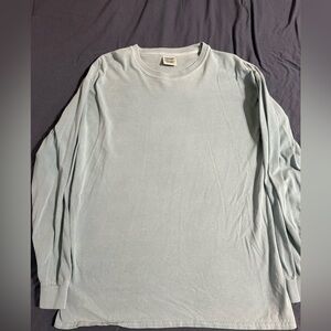 Comfort Colors Men's Soft Blue Long Sleeve Tee